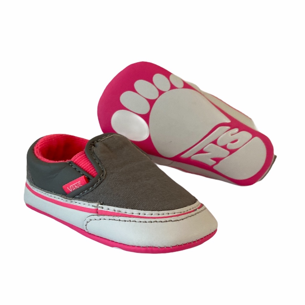 Vans Slip On Baby Girls Crib Soft Shoes
